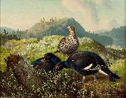 Ferdinand von Wright Black Grouses painting